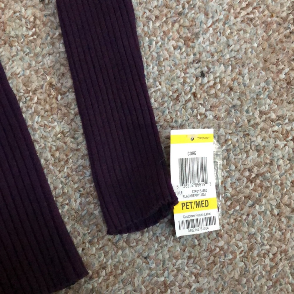 INC  International Concepts Petite Knit Sweater Purple size PM - Picture 5 of 7